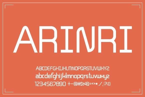 Arinri: A Bold Script Font for Web Design
