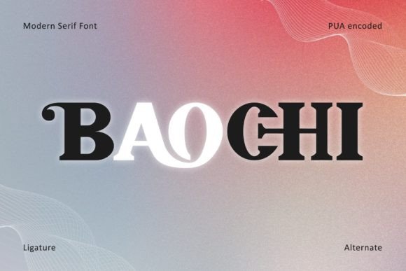 Baochi: The Bold Serif Font for Crafters
