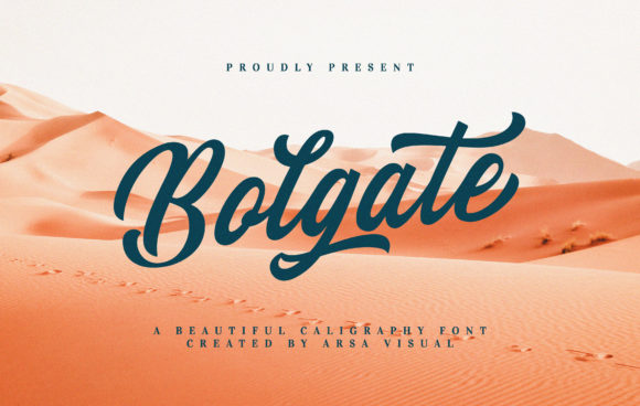 Bolgate: A Bold Script Font for Web Design