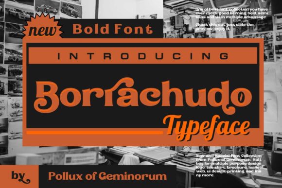 Borrachudo: A Bold Serif Font for Branding