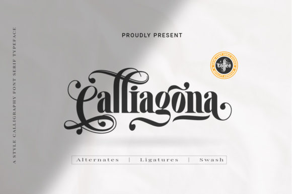Calliagona: A Bold Serif Typeface for Web Design