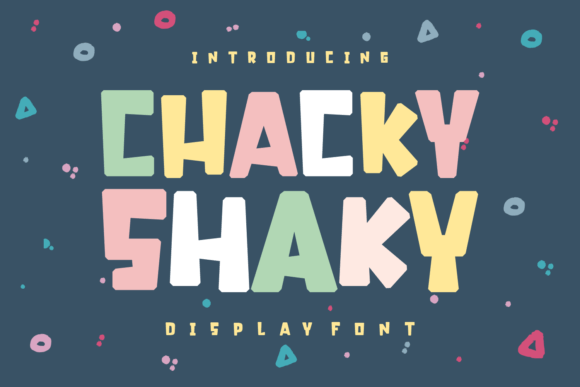 Chacky Shaky: A Bold Display Font for Makers