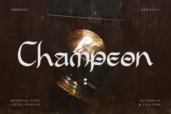 Champeon: A Medieval Display Font for Bold Branding