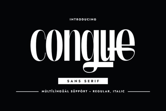 Congue: The Bold Sans Serif Font for Marketers