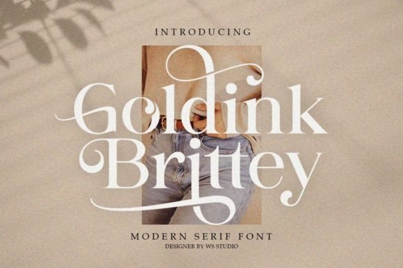 Goldink Brittey: A Bold Serif Font for Marketers