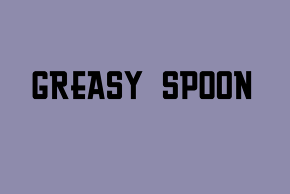 Greasy Spoon Font: Bold Clarity for Campaigns