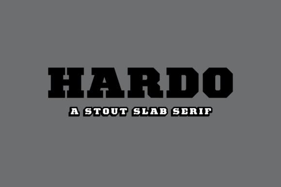 Hardo: A Bold Slab Serif Font for Web Impact