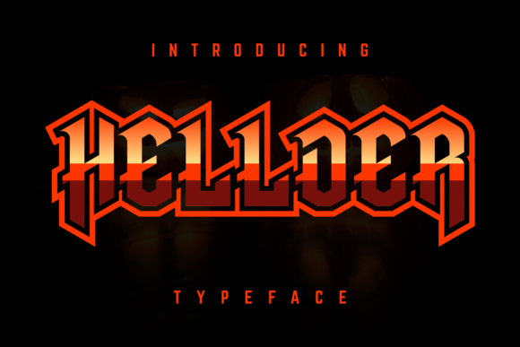Hellder: A Bold Blackletter Font for Modern Campaigns