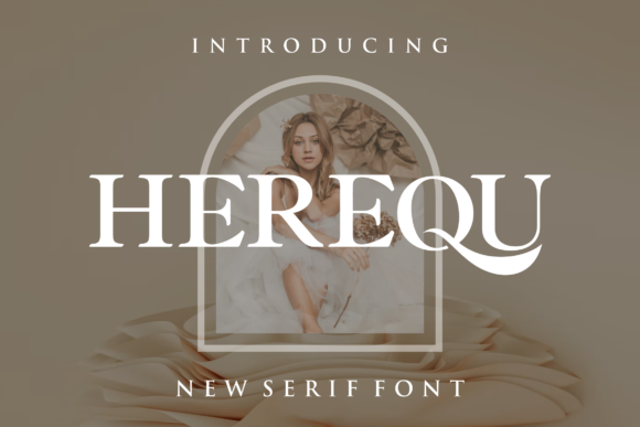 Herequ: A Bold Serif Typeface for Modern Branding