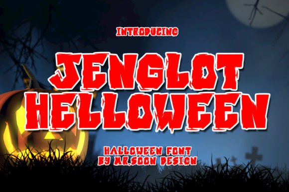 Jenglot Helloween: A Bold Display Font for Web Design