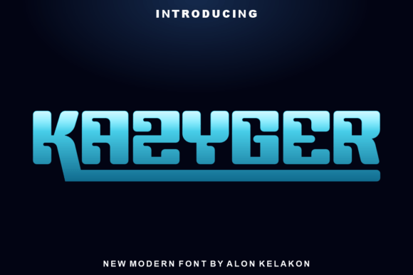 Kazyger: A Bold Sans Serif Font for Modern Brands