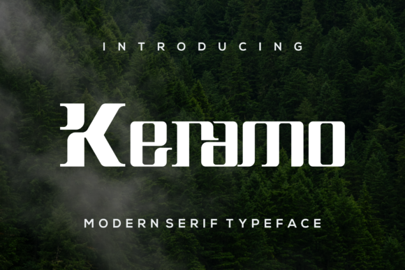 Keramo: A Bold Serif Font for Branding