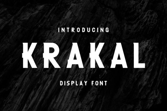 Krakal Font: Bold Slab Serif for Brand Identity