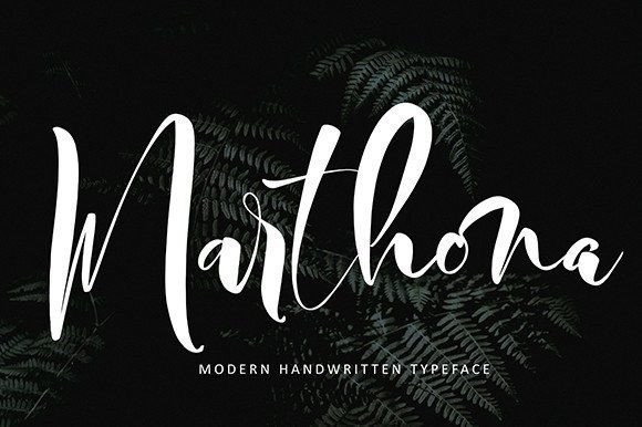 Marthona: A Bold Typeface for Modern Web Design