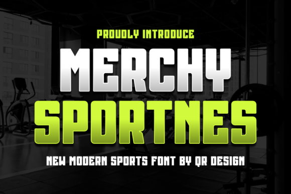 Merchy Sportnes Font for Bold Branding