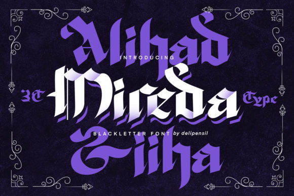 Mireda: A Bold Blackletter Typeface for Editorial Impact