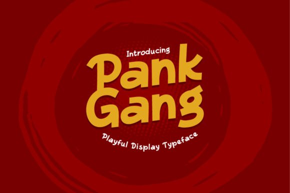 Pankgang Font: Bold Handwritten Style for Campaigns