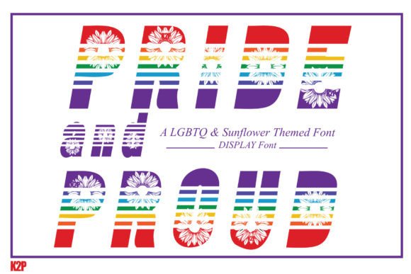 Pride and Proud: A Bold Display Font for Web Design