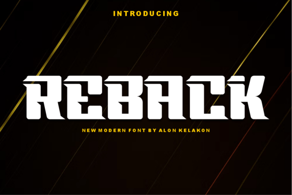 Reback: A Bold Slab Serif Font for Modern Branding