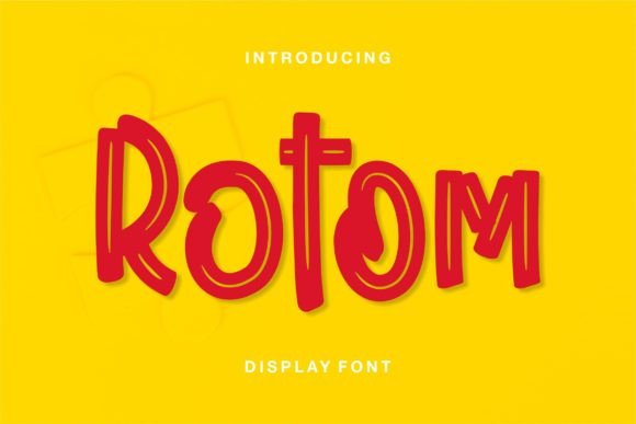 Rotom: A Bold Display Font for Branding