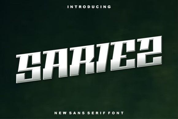 Sariez: A Bold Slab Serif Font for Digital Design
