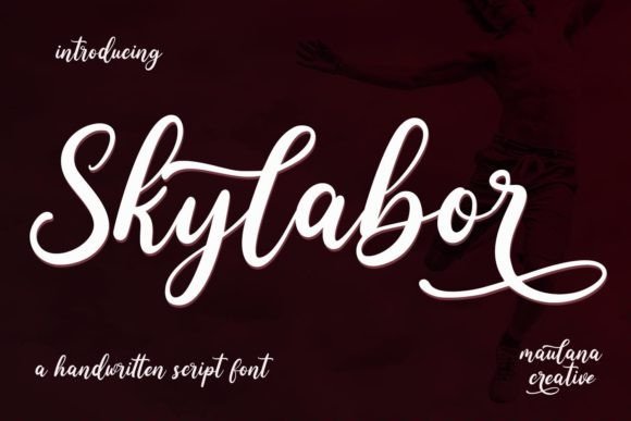 Skylabor: A Script Font for Editorial Design