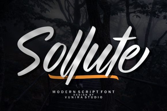 Sollute: A Bold Handwritten Font for Web Design