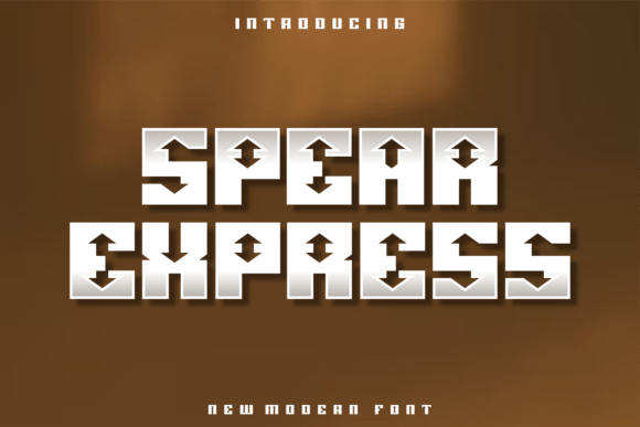 Spear Express: A Bold Decorative Font for Branding