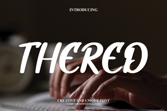 Thered: The Handwritten Font for Bold Marketing