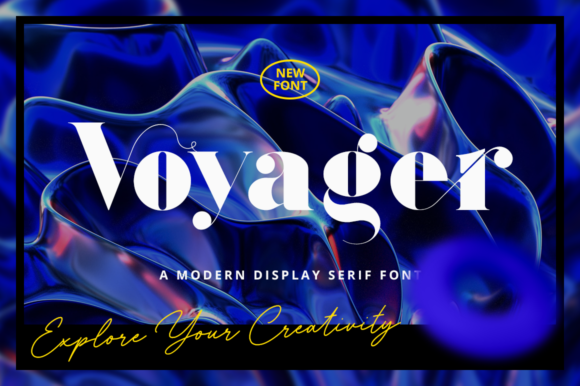 Vayager Font: A Bold Serif Typeface for Editorial Design