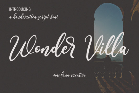 Wonder Villa: A Script Font for Elegant Editorial Design