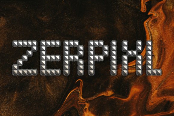 Zerpixl Font: A Bold Display Typeface for Modern Brands